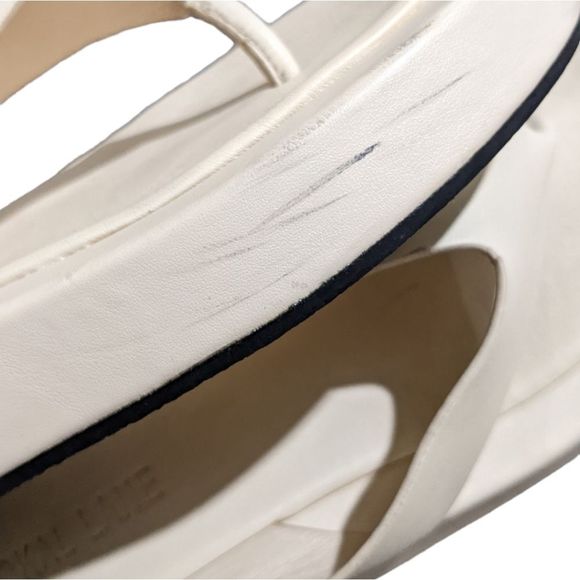 Lokal Lane Huey Platform Sandals Cream Size 7.5/8 - Picture 6 of 11